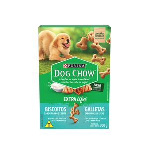 Biscoito para Cães Filhotes Integral Frango e Leite Purina Dog Chow Carinhos