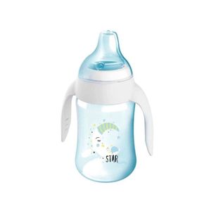 Copo Infantil Lolly Baby Star com Alça Azul 250ml