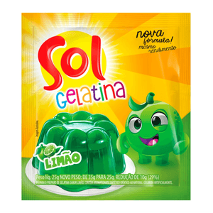 Gelatina em Pó Limão Sol 25g