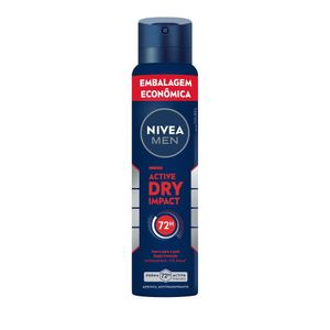 Desodorante Antitranspirante Aerosol Nivea Men Dry Impact 200ml