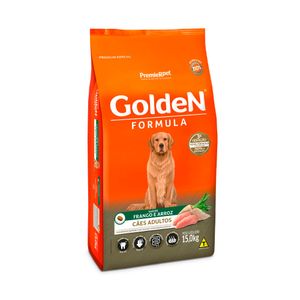 Ração Golden Fórmula para Cães Adultos Sabor Frango e Arroz 15kg