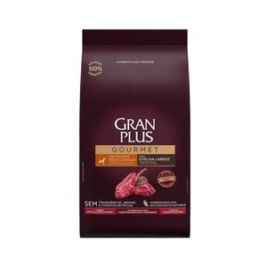 Ração GranPlus Gourmet para Cães Filhotes de Porte Médio e Grande Sabor Ovelha e Arroz 15kg