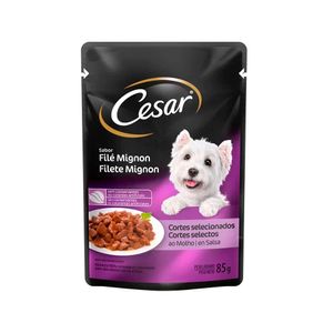 Ração Cesar para Cães Adultos Sabor File Mignon 85G