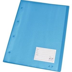 Pasta Catálogo Portifólio 10 Envelopes Azul