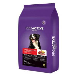 Ração Pro Active para Cães Adultos todas Raças 1Kg