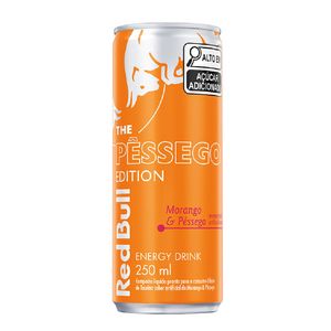 Energético Red Bull Morango e Pêssego 250ml