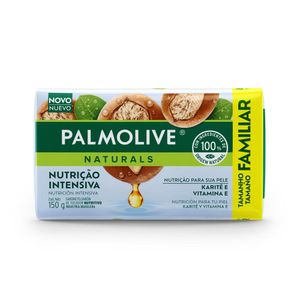 Sabonete em Barra Palmolive Naturals Nutrição Intensiva Karité e Vitamina E 150g