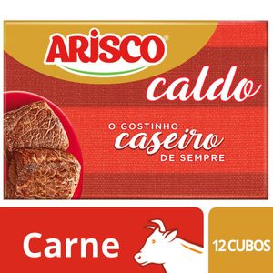 Caldo em Tablete Carne Arisco Caixa 114g 12 Unidades