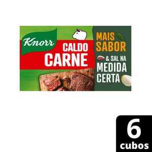 Caldo Knorr Carne 57g Caixa com 6 Unidades