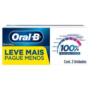 Pack Creme Dental Oral-B Caixa 2 Unidades 140g Cada Leve Mais Pague Menos