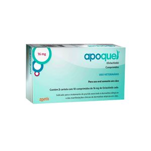 Apoquel Zoetis Dermatológico Para Cães 16mg