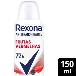 DesodoranteAntitranspirante Rexona Feminino Frutas Vermelhas 150 ml