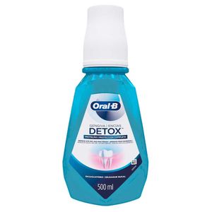 Enxaguante Bucal Oral-B Gengiva Detox Sem Álcool 500ml