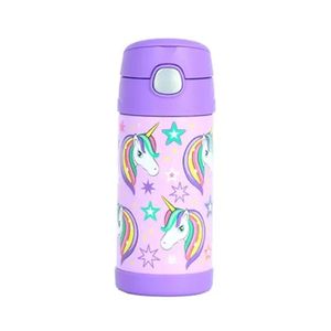 Garrafa Térmica Infantil Funtainer Unicórnio Thermos 355ml