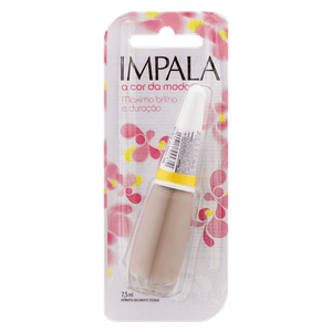 Esmalte Cremoso Nude Clássico Impala a Cor da Moda 7,5ml