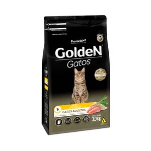 Ração Golden para Gatos Adultos Sabor Frango 3kg