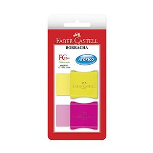 Borracha Fc Max Neon Faber Castell 2 Unidades