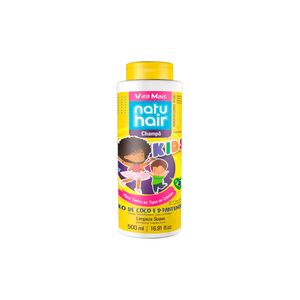 Shampoo Natu Hair Kids Óleo De Coco E D-Pantenol 500ml