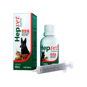 Hepvet Suspensão Vetnil para Cães e Gatos 60ml