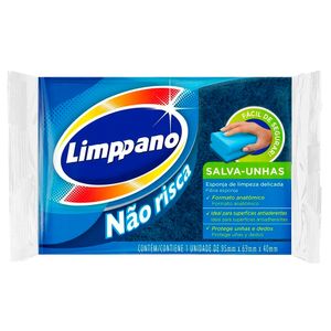 Esponja de Limpeza Antiaderente Salva Unhas Limpano Não Risca