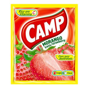 Refresco em Pó de Morango Camp 15g