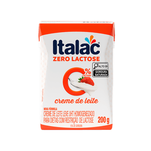 Creme de Leite Italac Zero Lactose 200g