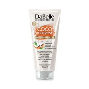 Creme de Tratamento Dabelle Manteiga Capilar Coco Poderoso 190ml