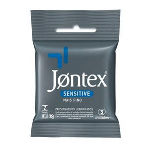 Preservativo Camisinha Jontex Sensitive 3 Unidades