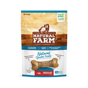 Petisco Natural Farm Dental Treats para Cães de Porte Médio 420g