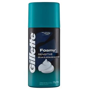 Espuma de Barbear Sensitive Gillette Foamy Frasco 175g