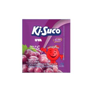 Refresco em Pó Ki-suco Uva 15g