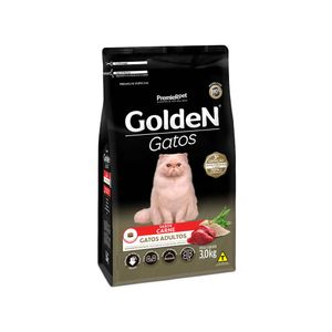 Ração Golden Para Gatos Adultos Sabor Carne 3Kg