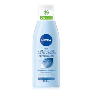 Loção 2 em 1 Nivea Leite de Limpeza e Tônico 200ml