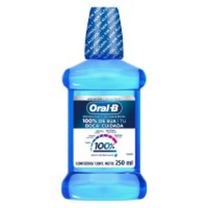 Enxaguante Bucal Zero Álcool Menta Refrescante Oral-B 100% Frasco 250ml