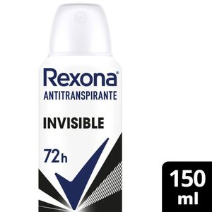 Desodorante Antitranspirante Aerosol Rexona Feminino Invisible 150ml