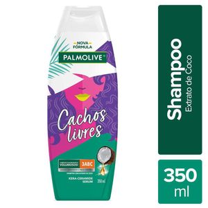 Shampoo Palmolive Cachos Livres Extrato de Coco 350ml