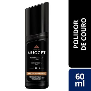 Graxa para Sapato Líquida Preta Nugget 60ml