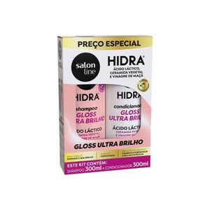 Kit Shampoo + Condicionador Hidra Nutrição e Brilho Salon Line 300ml