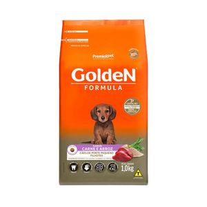 Ração Golden Fórmula Mini Bits para Cães Filhotes Carne e Arroz 1kg