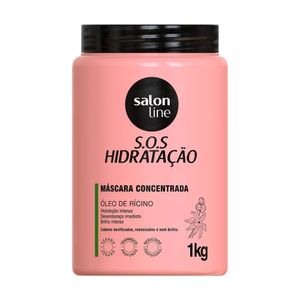 Creme de Tratamento Salon Line S.O.S Hidratação Óleo de Ricino 1kg