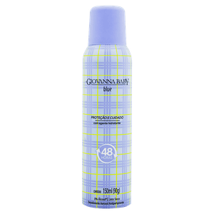 Desodorante Antitranspirante Aerosol Giovanna Baby Blue 150ml