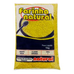 Farinha de Mandioca Amarela 1Kg