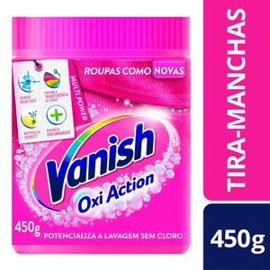 Tira Manchas Vanish em Pó Oxi Action para roupas coloridas 450g