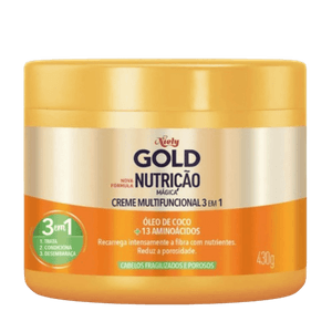 Creme de Tratamento Niely Gold Nutrição Mágica 430g