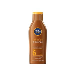 Loção Bronzeadora Nivea Sun Intense & Bronze FPS 6 125ml