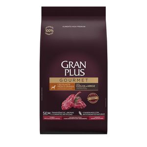 Ração Gran Plus Gourmet Cães Filhotes Mini Ovelha e Arroz