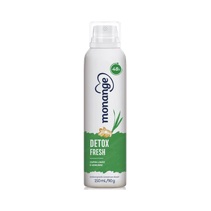 Desodorante Antitranspirante Aerosol Monange Feminino Detox 90g