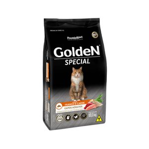 Ração Golden Special para Gatos Adultos Frango e Carne 10,1kg