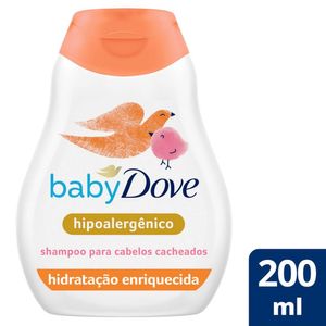 Shampoo Infantil Baby Dove para Cabelos Cacheados 200ml