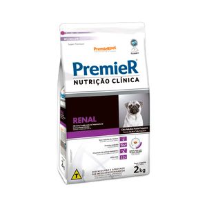 Ração Premier Nutrição Clínica Renal Para Cães Adultos Porte Pequeno 2Kg